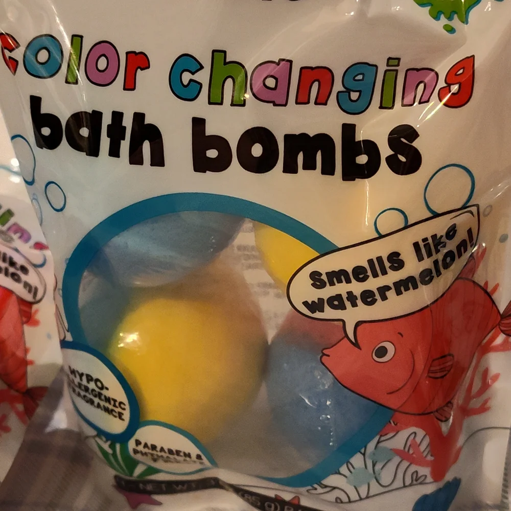 NWT! 3pks- Bodycology Kids Color Changing Bath Bombs Bundle